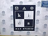 Max Studio Kids Skull and Crossbones Twin Size Sheet Set [並行輸入品]