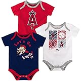 Los Angeles Angelsベビー/幼児Go Team 3 Piece Creeper Set レッド