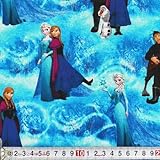 SP-3218 アナと雪の女王 キャラクター/シーニック コットンプリント生地