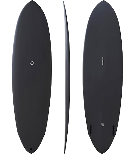 Amazon | nanazero WOOD SKIN サーフボード MID02 ツインピン 6'8