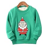 ノーブランド品 子供服　キッズ 子供ニット セーター キッズニット 長袖 クリスマス　グリーン　105cm