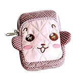 「ユーモア猿」刺繍アップリケウォレット財布ポーチ（7.3*11.9*2.5cm）