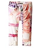 Roberto Cavalli Kids Womens All Over Printed Leggings with bows ( Infant )