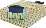 Picnic Plus M5108-Bbs Large Mega Mat- Blue Berry Stripe