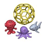 BeginAgain Bathtub Ball-Eco Friendly Rubber Bathtub Toy - Great for Toddlers' Bathtime Adventures - 