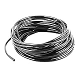 uxcell　PUチューブ　ポリウレタン（PU）　黒　空気圧チューブ　エアーコンプレッサー用　空圧式クイック継手