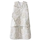 Halo SleepSack 100% Cotton Swaddle, Medallion Whisper, Small