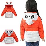男女兼用　5色　パンダ　フード付き　コート/アウター/上着　ベビー服　男の子　赤ちゃん服　幼児　子供服　女の子 長袖　4サイズ　キッズ服　満月/出産祝い/プレゼント100CM－110CM－120CM－