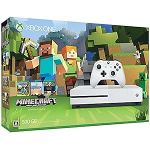 Xbox One S 500GB Ultra HD ブルーレイ対応プレイヤー Minecraft 同梱版 (ZQ9-00068)