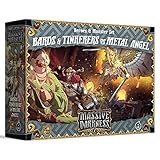 Massive Darkness 2 吟遊詩人とティンカーラー対メタルエンジェルヒーローとモンスター拡張 | 大人とティーン向けの協力戦略ゲーム | 対象年齢14歳以上 | 1~6人用 | 平均プレイ時間60分 | CMON製