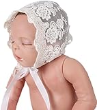 女の赤ちゃんの花の通気性のレースの中空は夏のために日の帽子を彫刻します (ホワイト)