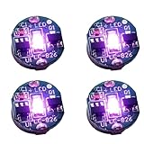 Lezalic LED 電飾 磁気スイッチ 3個セット ボタン電池 (CR927対応) 超小型 ワイヤレス 模型 プラモデル フィギュア ライト 照明 極小 (パープル)