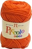 ハマナカ ピッコロ 毛糸 中細 col.7 オレンジ 系 25g 約90m 5玉セット 2841