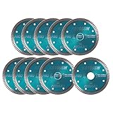 KSダイヤ スーパーウェーブ KS-105SW プロ ダイヤモンドカッター 105mm（4インチ）【10枚セット】タイル用