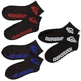 Quiksilver クイックシルバー キッズ・ジュニア用靴下3足セット 9428 22～24cm(US6～8) ブラックB