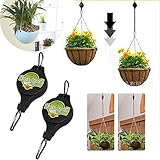 Kicode 調節可能な義務吊るすフック伸縮式工場ハンガーホルダー工場プーリーために吊るすバスケット屋内屋外装飾