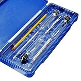 CHENGYIDA 証明蒸留ヴィノメータガジェットテスター水分計アルコールメーターチェッカーキット Proof and Tralle Hydrometer alcohol meter 0 to 100