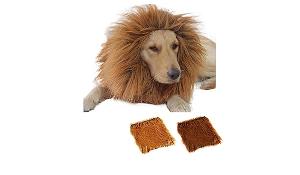 Amazon Avil 犬用ライオンコスチューム ライトブラウン コスプレ わんこ 犬用かつら ペット ペット用品 ライトブラウン ａｖｉｌ コスチューム 通販