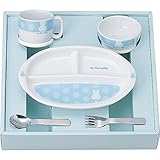 （miffy/ミッフィー）my First miffy・こども食器セット　ブルー (505-1039r)