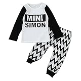 (プタス)Putars ベビー服 子供服 上下セット Tシャツ 長袖 男の子 MINI SIMON 可愛い 春 秋 冬 スポーツ 運動会 旅行 記念日 プレゼント 6-24ヶ月