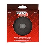 Lincoln Electric KH213 Abrasive Sanding Disc Fiber Backing Aluminum Oxide 5 Diameter 120 Grit (Pack 
