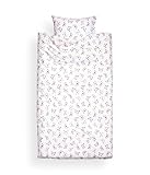 Toddler Bedding Twin Duvet Quilt Cover 2pc Set Butterfly Print Pink Yellow Purple 100% Cotton Girly 