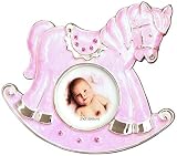 Carson Home Accents Photo Frame Rocking Horse, Pink [並行輸入品]