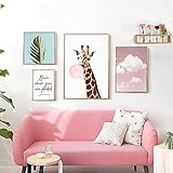 Hongyu Decoratingベッドルーム寝室スタディフォト壁モダンミニマリストFresco Wall Painting Hanging画像フレームSmall Fresh組み合わせ図面北欧リビング