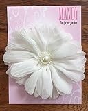 MANDY Creased Flower Ivory