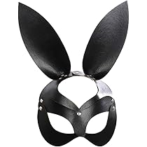 ブラックグリッターバニーマスク。 US サイズ: One Size ブラックグリッターバニーマスク。 US サイズ: One Size 楽天