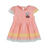 Cutelove 子供ドレス ワンピース ドレス 女の子 透かしレース チェリー付き 可愛い 夏 袖なし ベビー 素敵 プリンセスドレス
