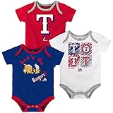 Texas Rangersベビー/幼児Go Team 3 Piece Creeper Set ブルー