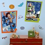 ディズニートイストーリーバズ＆ウッディジャイアントウォールシールウォールステッカー子供部屋 パーティー飾り 模様替え 壁紙 RoomMates