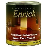 True Value 0050-qt Enrichグロス水ベースワニスと床仕上げ、1-quart