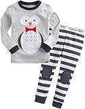 [Vaenait Baby]キッズ子供ベビー服綿100％ルームウェア長袖パジャマ寝間着上下セット Tie Owl XL