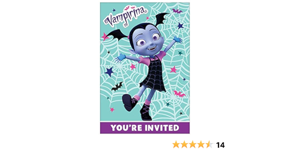 Amazon Co Jp Amscan ディズニー バンピリーナ ポストカード 招待状 文房具 オフィス用品