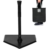 KaRaDaStyle バッティングティー 子供 47～67cm 段階式 バッティング 練習 打撃 野球 軟式 硬式 少年野球 ソフトボール 素振り トレーニング ゴム製 高さ 調整 持ち運び 収納袋 tee ソフトラバー
