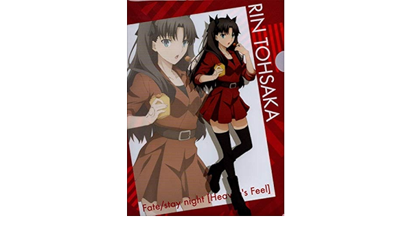 Amazon クリアファイル ビニール袋入り Fate Stay Night Heaven S Feel 遠坂凛 アニメ 萌えグッズ 通販