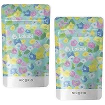 Amazon | NICORIO ニコリオ Lakubi ラクビ 2袋62粒 【約1,700万