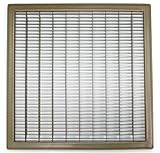 30 " x 18 " Heavy Dutyリジッド床グリル – 固定ブレードReturnエアグリル – ブラウン