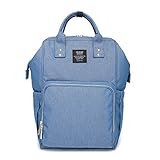 多機能 マザーズバッグ リュック アネロ 人気 防水 超大容量 軽量 レジャー マザーズバッグ バック ハンドバッグ アウトドア リュッ帆布クサック ジム 車載 旅行 収納鞄 リュック バッグ (ブル