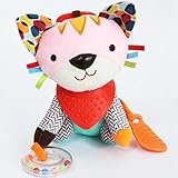 【Ani Mam Kids】音がなる 動物 お友達 ぬいぐるみ ベビー 子供 キッズ 知育 おもちゃ 遊具 (ネコさん)