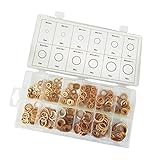Fenteer SUV　フラット　銅ワッシャ　約280個　12サイズ　1ピース　オブ　ボックスワッシャガスケットセット　アソートメント