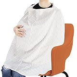 Belle Poque 授乳ケープ コットン生地 収納ポーチ付き こだわりエプロンタイプ授乳ケープ　コットンレースフリル 赤ちゃんに優しい 出産祝い 