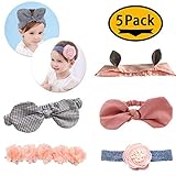 ベビーバンド、Maveek（マビーカー）赤ちゃん ヘアバンド　ベビーカチューシャ ヘアアクセサリー キッズ コットン リボン　髪飾り 髪留め　かわいい　花 新生児　出産祝い　お宮参り　誕生日　結婚式　