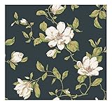 York Wallcoverings AD8202SMP Veranda Magnolia Vine 8 x 10 Wallpaper Memo Sample [並行輸入品]