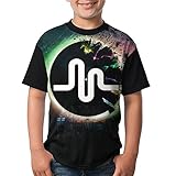 Musical-ly- 3dプリントの夏子供\男の子 女の子\青少年.可?半袖tシャツtシャツ?生日プレゼント.トレーニング・ヨガの上着.XL