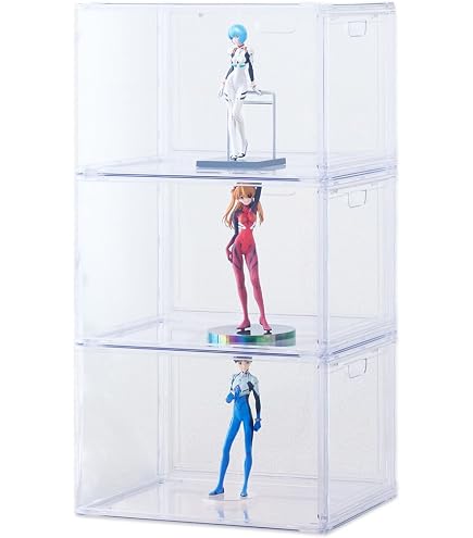 Amazon.co.jp: コレクションケース フィギュアケース 4段 幅42.5×奥行 