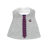 ( チャックル ) chuckle * ボンシュシュ * ネクタイ おしゃれ スタイ 【 スナップ式 】 グレー サイズなし P8524-00-00