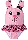 Candlesticks Baby Girls' Kitty Pink Swimsuit Pink 18 Months [並行輸入品]